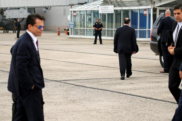 Trước đó, ngày 21/7, Thư ký báo chí Nhà Trắng Sean Spicer đã xin từ chức để phản đối việc Tổng thống Trump bổ nhiệm chuyên gia tài chính New York Anthony Scaramucci làm Giám đốc Truyền thông Nhà Trắng. (Nguồn ảnh: Reuters)