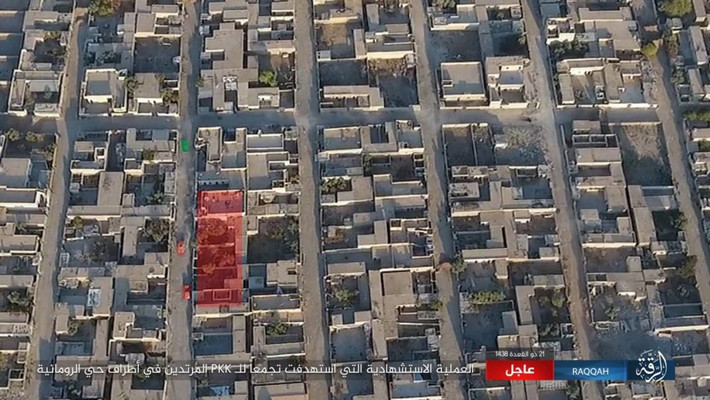 Được biết, nhóm IS đã triển khai khoảng 4 xe bom tấn công người Kurd ở Raqqa. Ảnh: AMN.