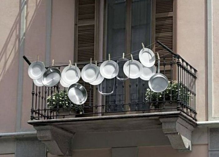 Một bức ảnh khác chụp ban công độc đáo ở nước Nga. Ảnh: ER.