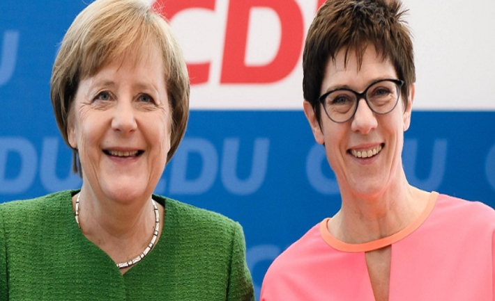 Được biết, bà Annegret Kramp-Karrenbauer là một đồng minh chính trị thân cận của nữ Thủ tướng Đức Merkel và là người theo đuổi các đường lối chính trị tương tự bà Angela Merkel. Chính vì vậy, bà Kramp-Karrenbauer còn có biệt danh là "tiểu Merkel". Ảnh: Faz.