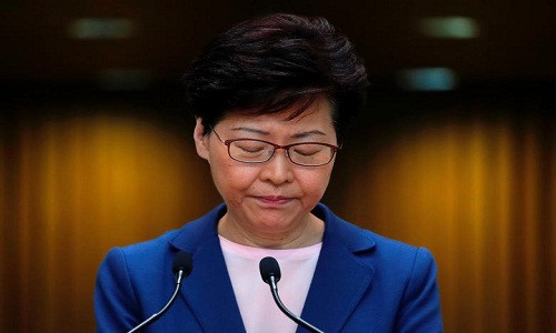 Phát biểu tại cuộc họp báo ngày 9/7, Đặc khu trưởng Hong Kong Lâm Trịnh Nguyệt Nga thừa nhận rằng dự luật dẫn độ sang Trung Quốc "đã chết" và bà không có kế hoạch khởi động lại quá trình lập pháp đối với dự luật này.