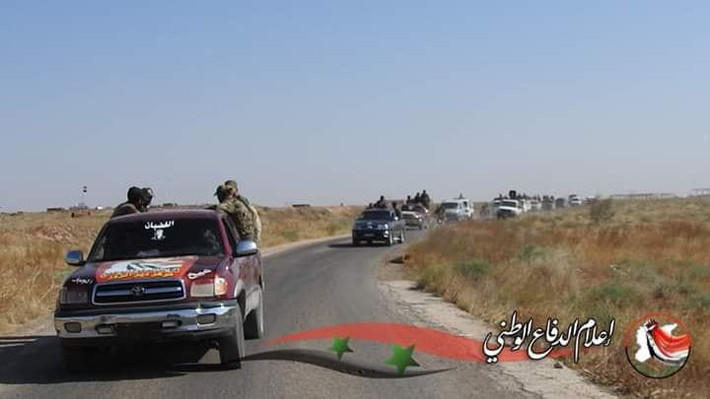 "Quân đội Syria đã giành lại quyền kiểm soát hoàn toàn khu Al-Fidah lần đầu tiên kể từ khi nhóm khủng bố IS hoành hành trong khu vực này", AMN đưa tin. Ảnh: AMN.