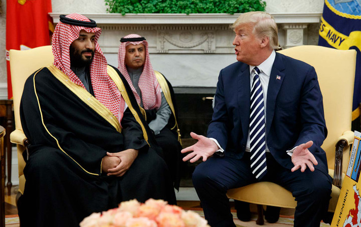6% người Mỹ cho rằng Washington chỉ nên tham gia không kích hoặc ném bom (hỗ trợ Riyadh) nếu Saudi Arabia quyết định trả đũa, mà hạn chế triển khai lực lượng trên bộ. Ảnh: The Nation.