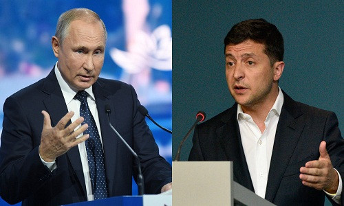 Điện Kremlin thông báo, trong cuộc điện đàm, hai nhà lãnh đạo Nga-Ukraine đã thảo luận về cuộc xung đột ở miền đông Ukraine cũng như giải pháp để ổn định tình hình khu vực này. Ảnh: Sputnik.