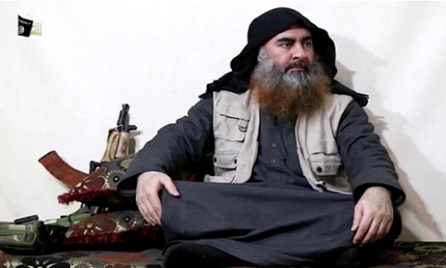 Theo The Sun, đoạn băng ghi âm này là thông điệp mới nhất của thủ lĩnh tối cao IS al-Baghdadi gửi tới các thành viên trong tổ chức khủng bố IS sau gần 5 tháng. Ảnh: The Sun.