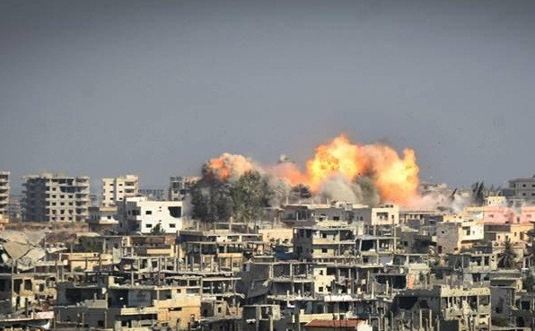 Quân chính phủ Syria đã phải tăng cường an ninh tại các chốt kiểm soát của họ ở phía tây Daraa sau những đợt tấn công liên tiếp của Quân đội Syria Tự do (FSA) và nhóm liên minh thánh chiến Hayat Tahrir Al-Sham (HTS). Ảnh: AMN.