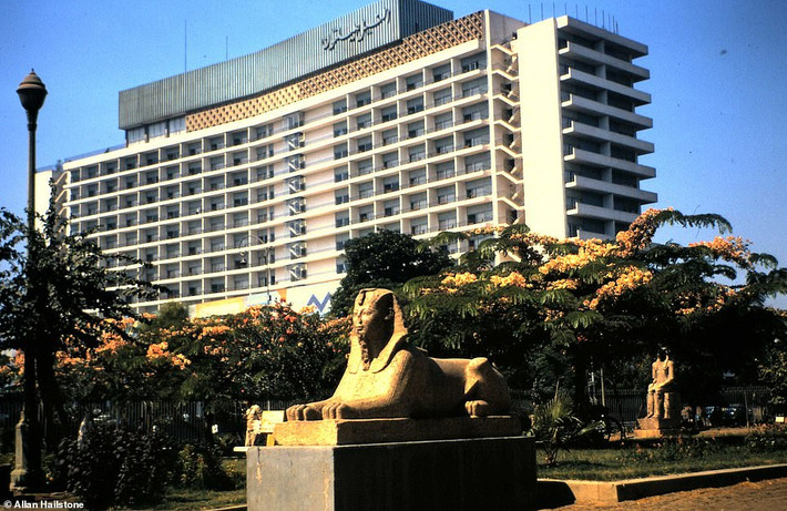 Khách sạn Nile Hilton ở thủ đô Cairo trong bức ảnh chụp ngày 8/8/1970.