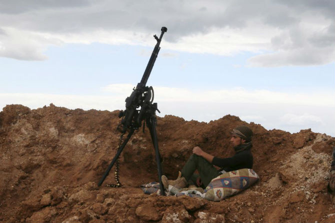 Khoảnh khắc im tiếng súng hiếm hoi ở đất nước Syria.