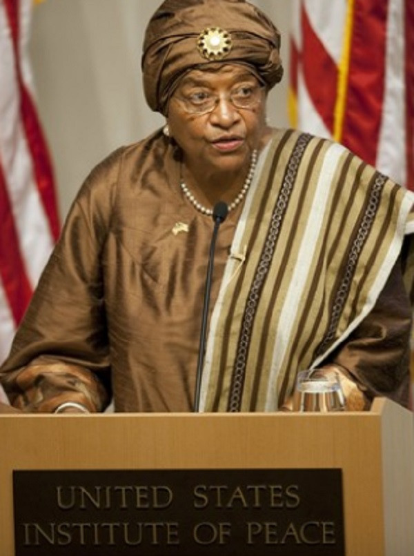 Tổng thống Liberia Ellen Johnson-Sirleaf cũng là một trong những người phụ nữ quyền lực trên thế giới. Bà giữ cương vị này từ năm 2006.