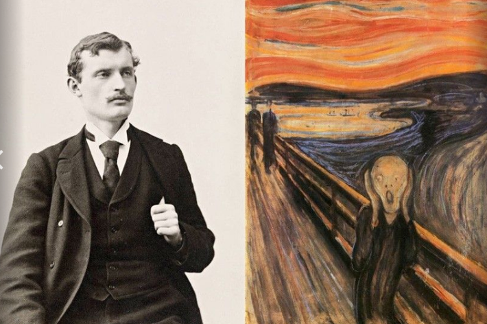 Họa sĩ người Na Uy Edvard Munch mắc chứng bệnh lo âu và ảo giác. Ảnh: ATI.