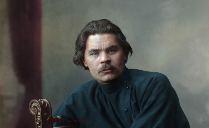 Hình ảnh nhà văn Maxim Gorky ở Nizhny, Novgorod (Nga) năm 1901. Ảnh: ER.