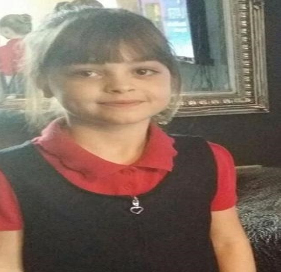 Cô bé Saffie Rose Roussos dễ thương khi còn sống. Ảnh: The Sun.