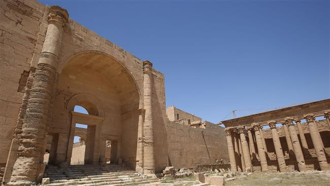 Thành phố cổ Hatra trong bức ảnh chụp ngày 27/4. Ảnh: PressTV.