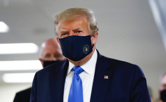 "Tôi đã không gặp ông ấy gần đây. Tôi có nghe về việc ông ấy xét nghiệm", Tổng thống Trump nói và cho biết ông đã giữ giãn cách xã hội với cố vấn O'Brien. Ảnh: AP.