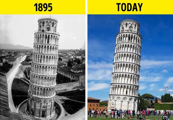 Tháp nghiêng Pisa của Italy vẫn là công trình nổi tiếng thế giới.