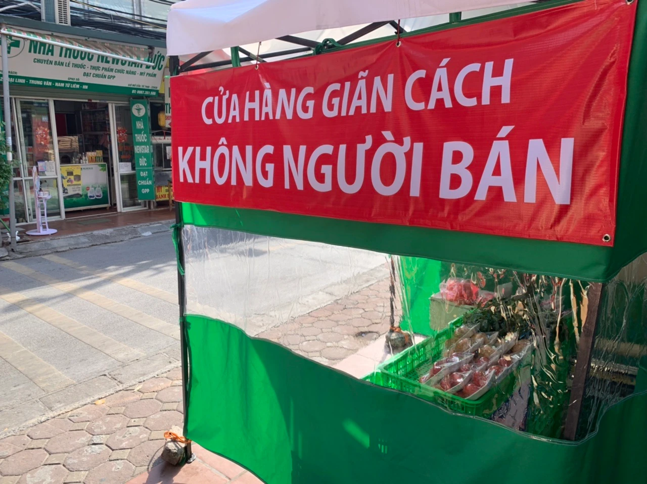 Gian hàng không người bán, tự trả tiền đầu tiên tại Hà Nội