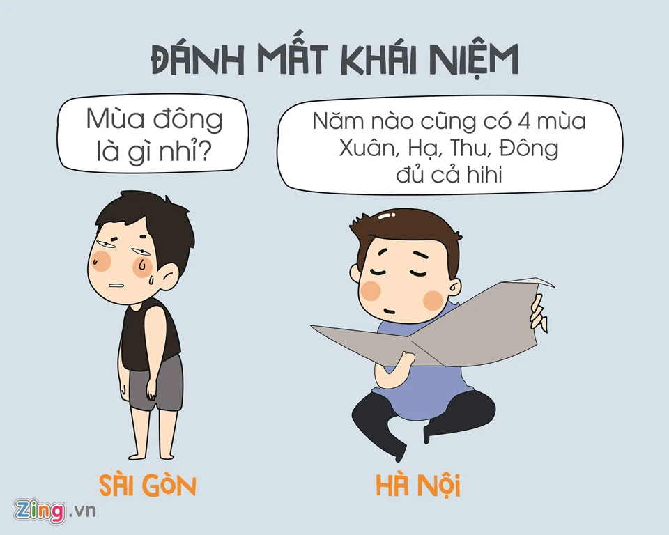 Khi mùa đông về, Hà Nội và Sài Gòn khác nhau thế nào?