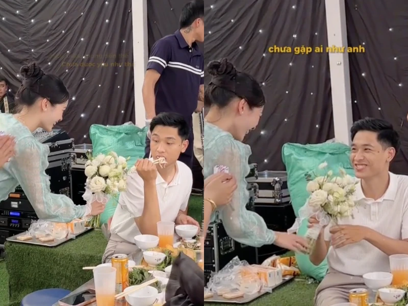 Đang ăn cỗ, chàng trai bất ngờ được bạn gái cầu hôn và cái kết