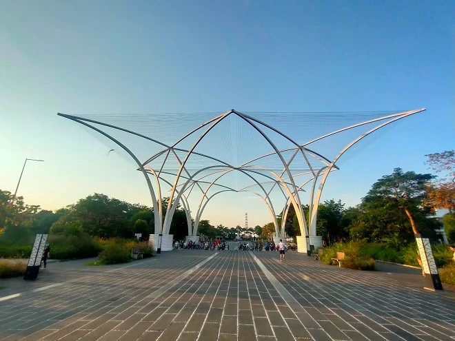 Công viên Âm nhạc Đô Nghĩa xuống cấp nhếch nhác, cỏ mọc um tùm