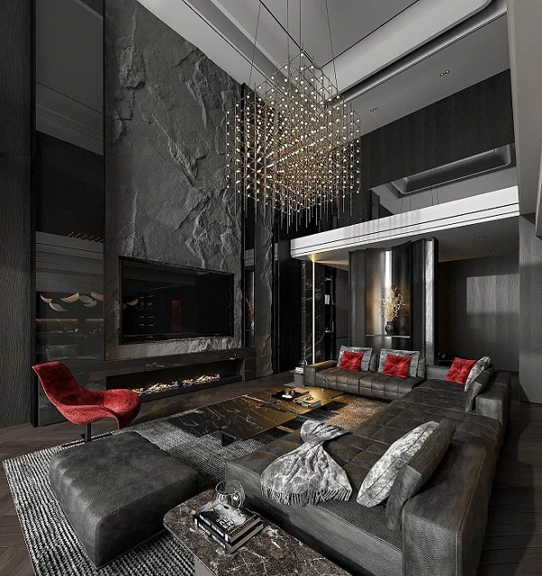 Biệt thự đen huyền bí rộng 650m2 ở Sài Gòn, mang đậm nghệ thuật 