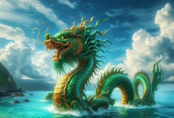 Hình tượng rồng biến hóa qua nét vẽ của trí tuệ nhân tạo