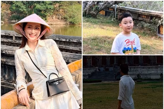 Hòa Minzy – Văn Cương cùng bé Bo du lịch Huế, lưu giữ khoảnh khắc ngọt ngào
