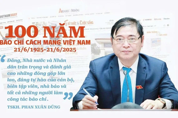 Chủ tịch Liên hiệp các Hội Khoa học và Kỹ thuật Việt Nam chúc mừng Ngày Báo chí cách mạng Việt Nam