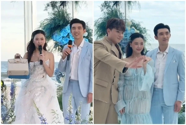 Midu được chồng tặng quà "khủng" trong tiệc kỷ niệm