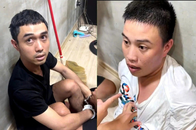Hai đối tượng bị bắt giữ. Ảnh: CACC. 1-edited-1753601731268.jpg