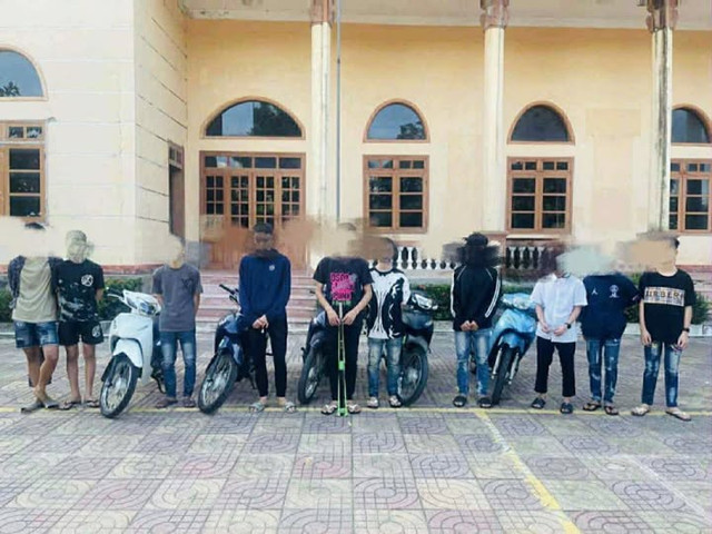 Nhóm đối tượng bị cơ quan Công an bắt giữ. 533982224-1078470897792013-4129446592891216635-n.jpg