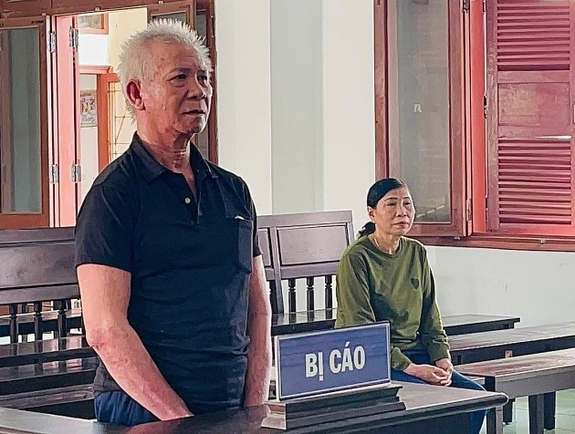 Trần Đức Hùng tại phiên tòa. Ảnh: Thế Minh. fg.jpg