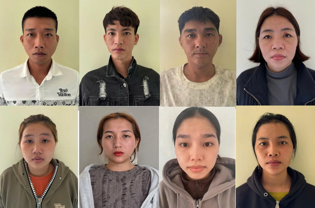 Các đối tượng bị lực lượng chức năng bắt giữ. Ảnh: CACC. cacc.png