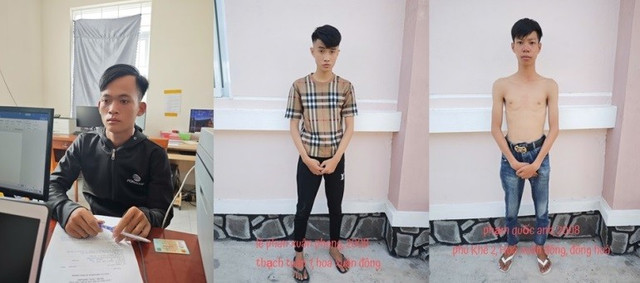 Các đối tượng tại cơ quan Công an. 23052502.jpg
