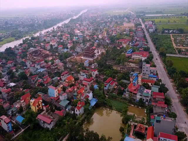 Huyện Mỹ Đức (Hà Nội) nhìn từ trên cao. 2e3c4e58-71fb-497b-98d3-d7fcd64c9e7b.jpg