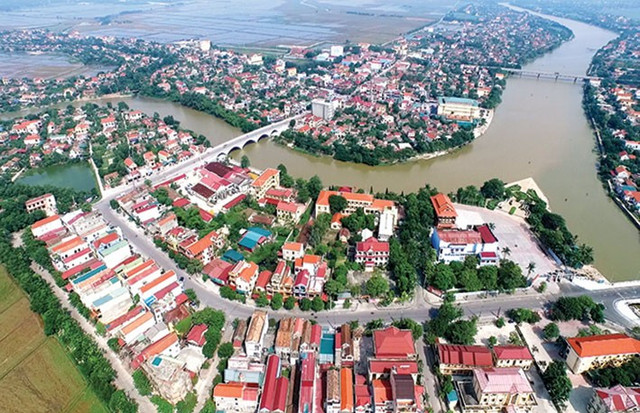 Một góc huyện Lệ Thuỷ (Quảng Bình) nhìn từ trên cao. 22.jpg