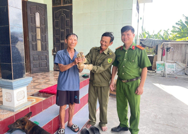 Cá thể cu li quý hiếm được người dân giao nộp. picture1.jpg