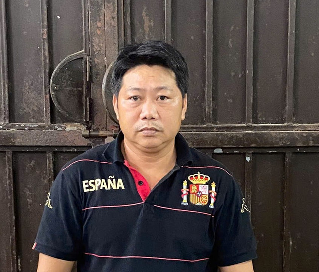 Lưu Anh Kiên tại cơ quan Công an. 68a57e19bae08.jpg
