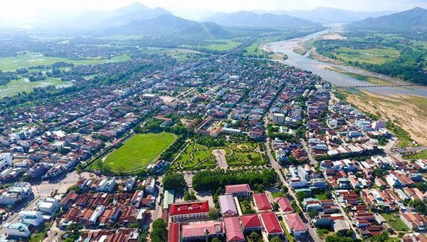 Một góc huyện Tây Sơn (Bình Định) nhìn từ trên cao. 112345.jpg