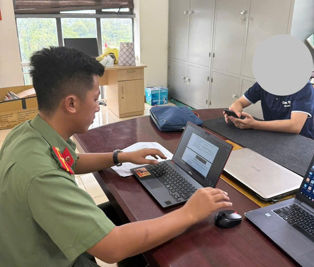 Anh N.Đ.A tại cơ quan Công an. 68c0cd9e79e61.jpg