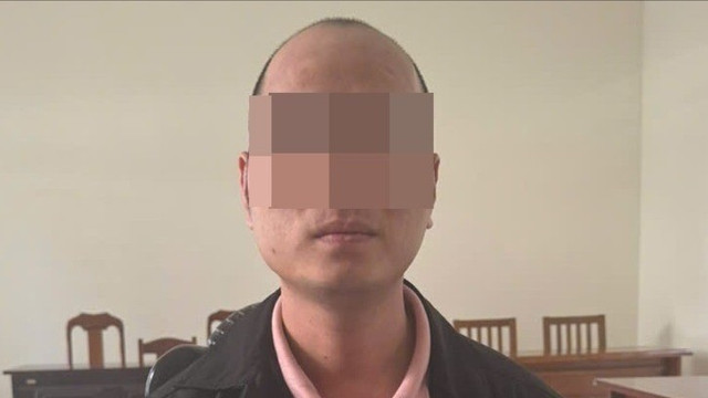 T.P.T. tại cơ quan Công an. Ảnh: CACC 17-7ht1-5433.jpg