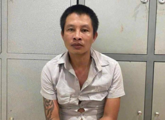 "Nghịch tử" Trần Văn Dụng tại cơ quan Công an. f15f6dd5-64a9-4647-8c0f-749096335dea.jpg