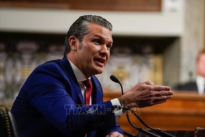 Bộ trưởng Quốc phòng Pete Hegseth. Ảnh: Reuters/TTXVN