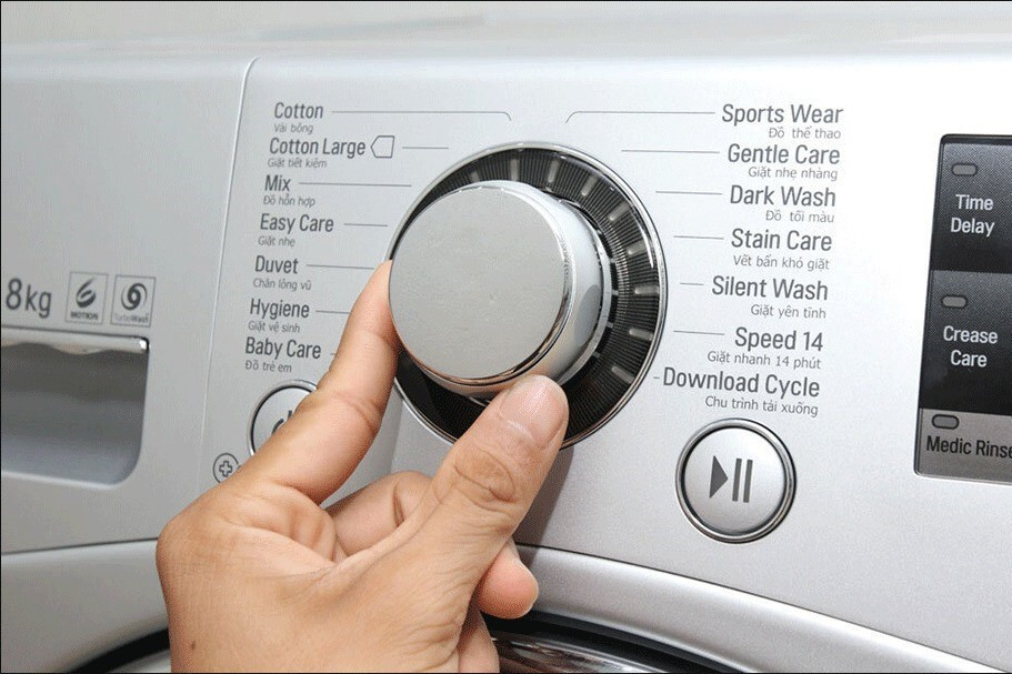 Chỉ dùng một chế độ giặt là lãng phí công nghệ và hại quần áo.