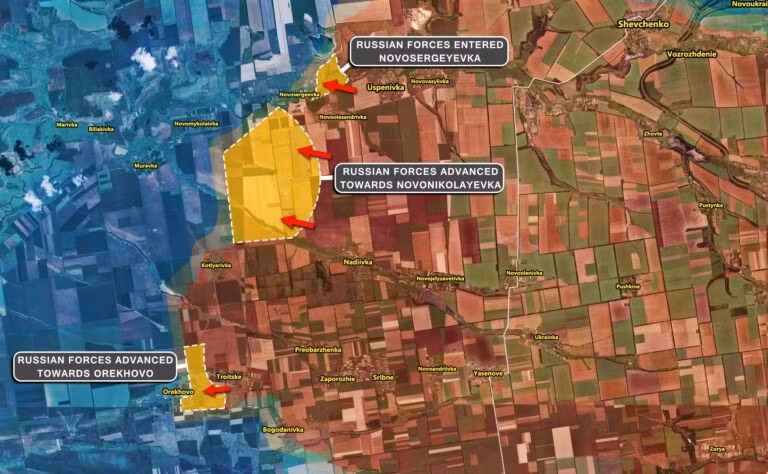 Kênh Military Summary của Nga đưa tin, Lữ đoàn Expendables, thuộc Cụm quân Trung tâm RFAF, đã chiếm được làng Kotlyarivka, nằm ở “cực tây” của tỉnh Donetsk, chỉ còn cách tỉnh Dnepropetrovsk là khoảng 2,5 km. Khu vực này nằm giữa Pokrovsk và Velyka Novosyolk.