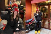 Hot girl Tăng Mỹ Hàn gia nhập đường đua Noel với out 'chất phát ngất'