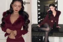 Sĩ Thanh 'đốt cháy' mùa lễ hội với sắc đỏ quyến rũ