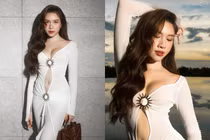 MC Thanh Thanh Huyền diện váy cắt xẻ táo bạo dự sự kiện