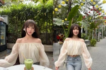 Bạn gái hậu vệ U23 Việt Nam khoe dáng ngọt ngào trong khoảnh khắc đời thường