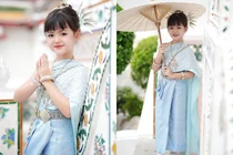 'Thiên thần nhí' Cherry An Nhiên trong trang phục truyền thống Thái Lan