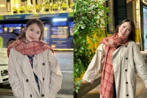 MC Khánh Vy 'sưởi ấm' mùa đông Hà Nội với bộ ảnh xuống phố cực ngọt ngào